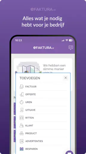eFaktura.nl - online facturen screenshot