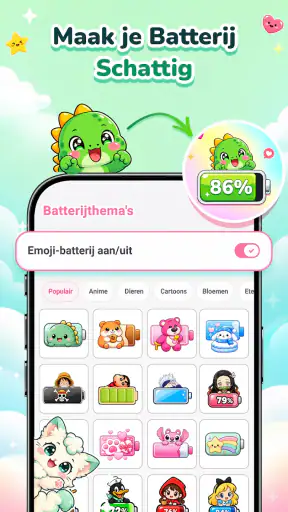 Emoji Battery: Status Bar Icon screenshot