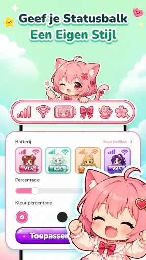 Emoji Battery: Status Bar Icon screenshot