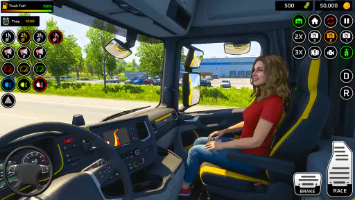 Euro Truck 3D Game Simulator screenshot