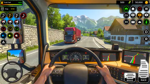 Euro Truck 3D Game Simulator screenshot