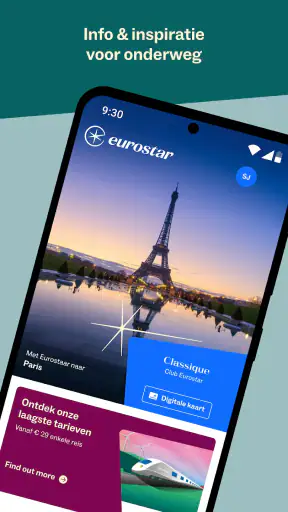 Eurostar: Treinreizen & Hotels screenshot