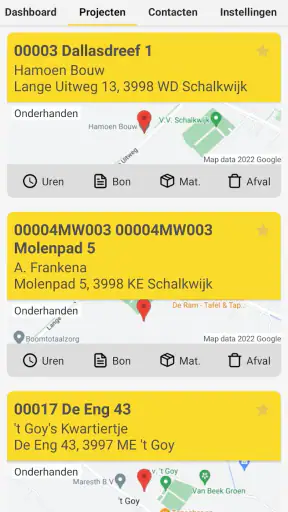 Exact Bouw screenshot