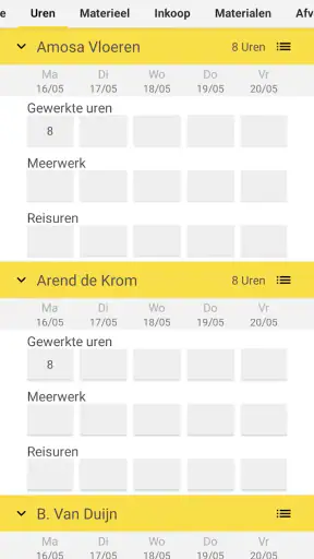 Exact Bouw screenshot