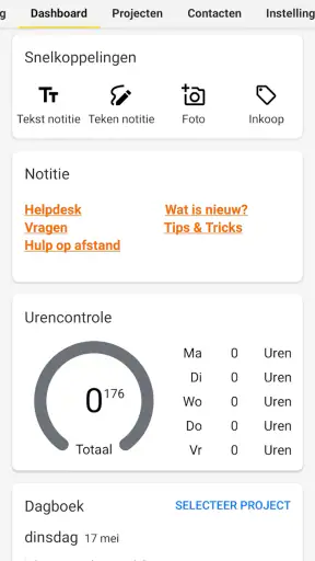Exact Bouw screenshot