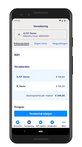 FBTO Zorg app screenshot