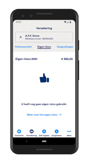 FBTO Zorg app screenshot