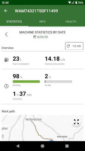 Fendt Connect screenshot
