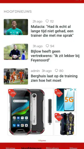 Feyenoord Nieuws - FR12.nl screenshot