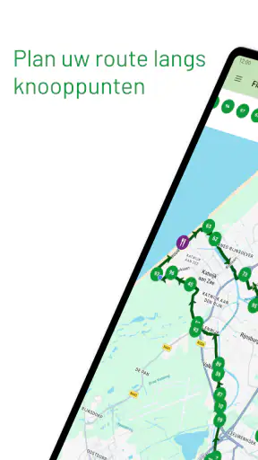 Fietsroutenetwerk screenshot