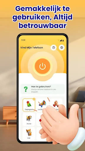 FindMe – Klap, vind je mobiel screenshot