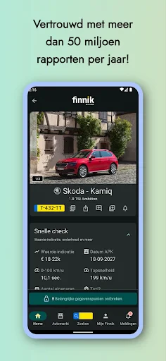 Finnik Kenteken Opzoeken screenshot