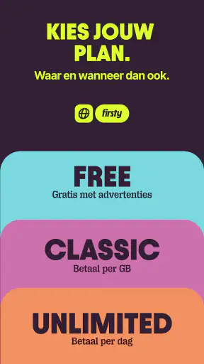 Firsty: eSIM & Mobiele Data screenshot