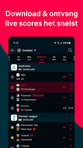 Flashscore: Live Uitslagen screenshot
