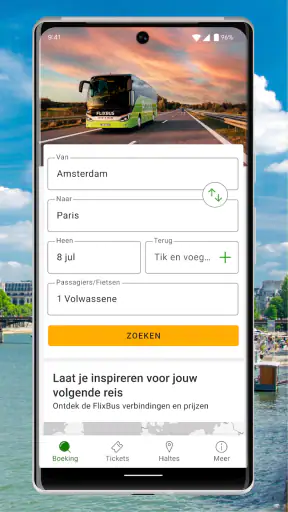 FlixBus: goedkope bustickets screenshot