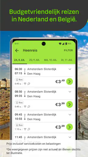 FlixBus: goedkope bustickets screenshot