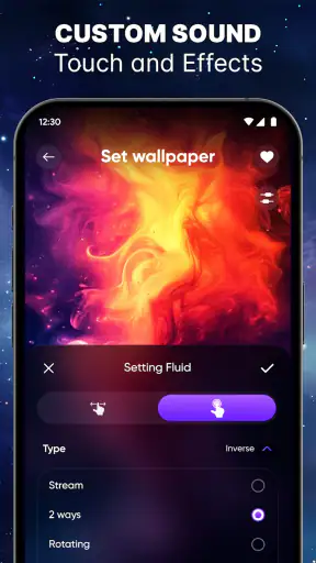 Fluid Magic: 4D Live Wallpaper screenshot