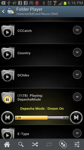 Folder Player Pro screenshot