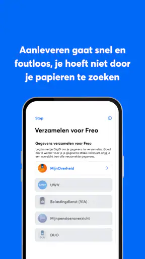 Freo Aanlever App screenshot