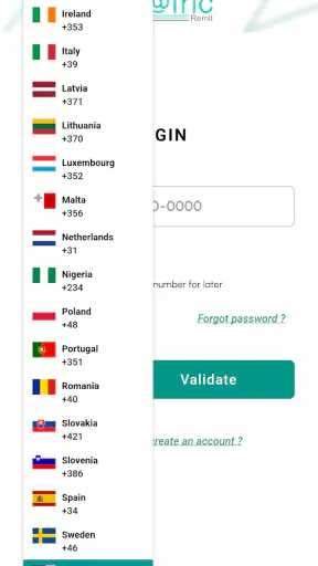 @fric Remit Transfert d'argent screenshot