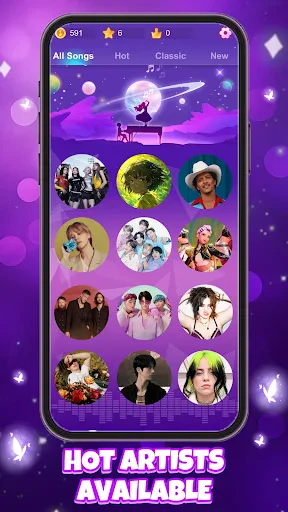 Galaxy Piano: Scrolling Rush screenshot