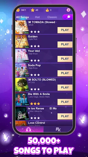 Galaxy Piano: Scrolling Rush screenshot