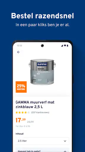GAMMA Bouwmarkt screenshot