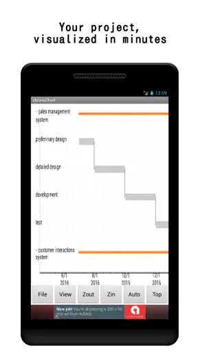 Gantt Chart – WBS Planner screenshot