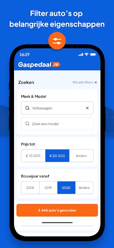 Gaspedaal.nl: autovergelijker screenshot