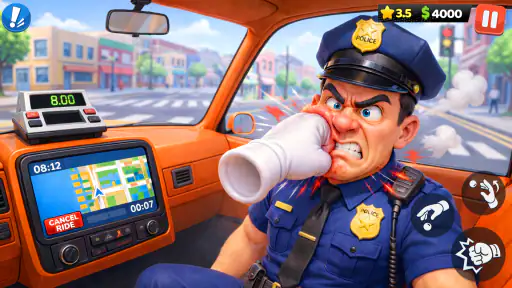 Gekke Taxi: Stad Rijspel 3D screenshot