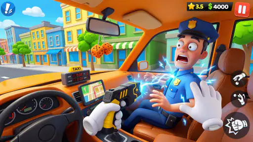 Gekke Taxi: Stad Rijspel 3D screenshot
