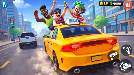 Gekke Taxi: Stad Rijspel 3D screenshot