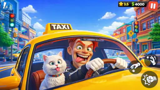 Gekke Taxi: Stad Rijspel 3D screenshot