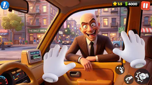 Gekke Taxi: Stad Rijspel 3D screenshot
