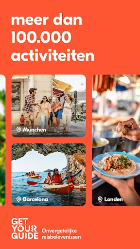 GetYourGuide: plan en boek screenshot