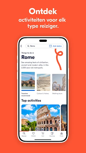 GetYourGuide: plan en boek screenshot