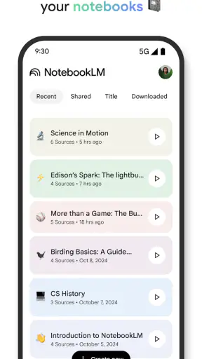 Gemini Notebook screenshot