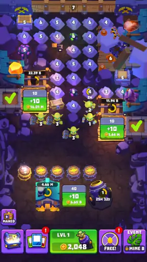 Gold&Goblins: Idle Miner Games screenshot