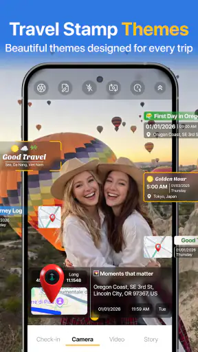 GPS Map Travel Camera screenshot