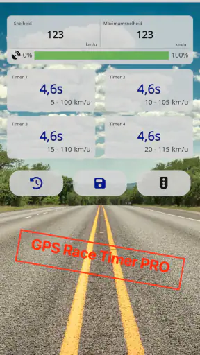GPS Race Timer screenshot