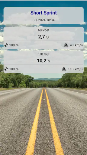 GPS Race Timer screenshot