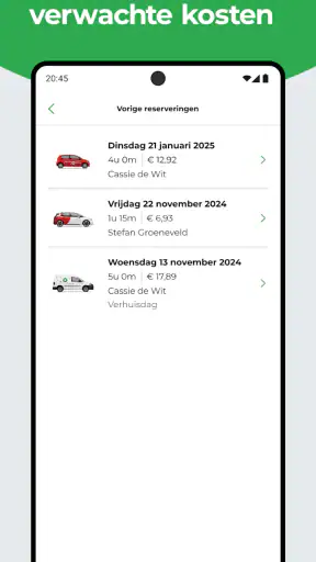Greenwheels – Deelauto screenshot