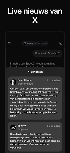 Grok: AI-assistent screenshot
