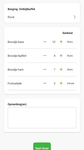 HACCP app Bureau de Wit screenshot