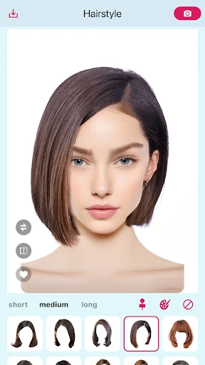 Hairstyle Try On: 600 Haircuts screenshot