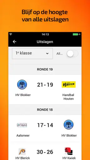 HandbalNL screenshot