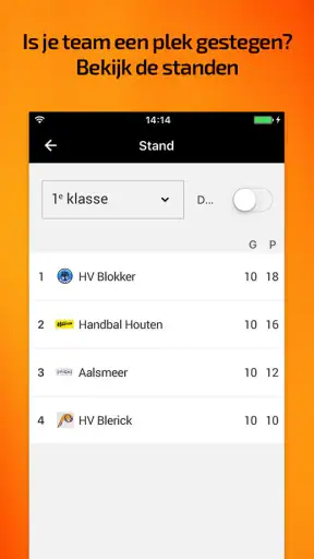 HandbalNL screenshot