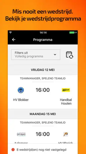 HandbalNL screenshot