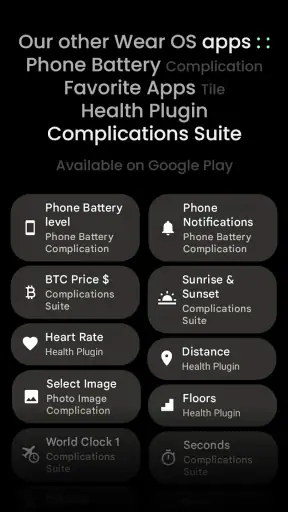 Health Dx: Watch face screenshot