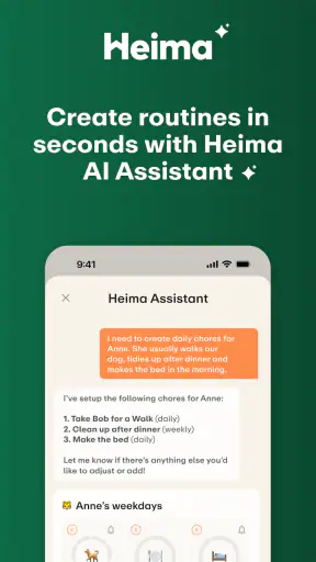 Heima: Gezinsplanner & Klusjes screenshot